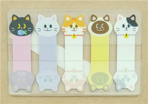 colorful cat sticky notes - modeS4u