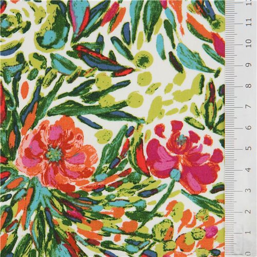 colorful flower garden fabric by Art Gallery Fabrics modeS4u