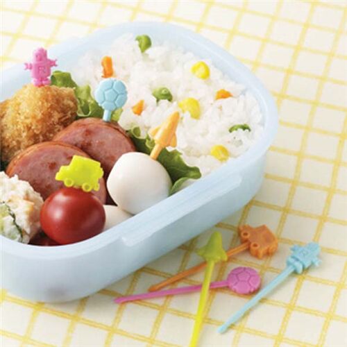 colorful food picks of toys for lunch boxes - modeS4u