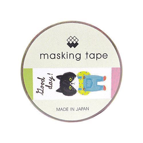 colorful funny kitty cat animal deco tape sticky tape by Mind Wave