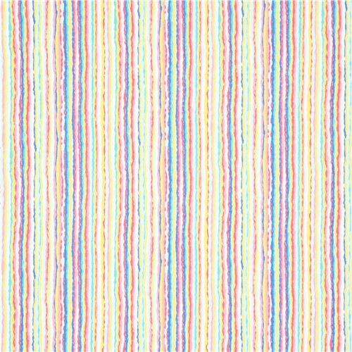 colorful striped Timeless Treasures fabric from the USA 2