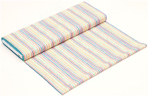 colorful striped Timeless Treasures fabric from the USA 3