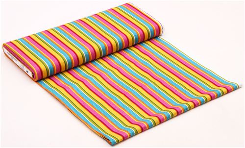 colorful stripes fabric Flamingo Fling Northcott Studio 3