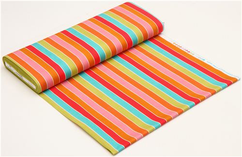 colourful Michael Miller stripe fabric by Patty Young 3