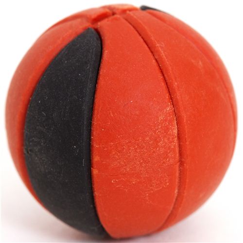 cool brown and black basketball eraser by Iwako cute Erasers Eraser