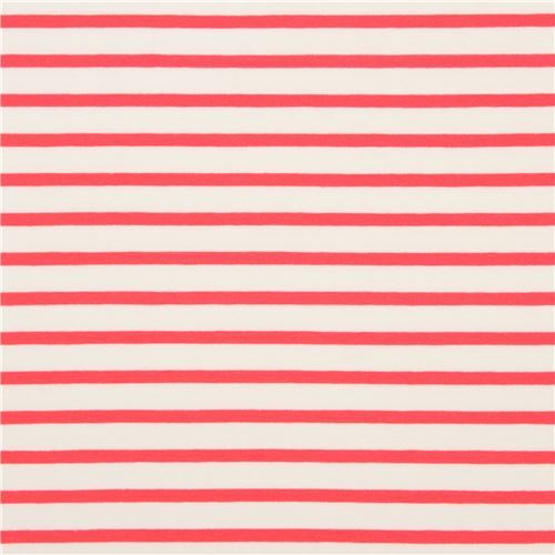 coralpink stripe Art Gallery Fabrics knit fabric modeS4u