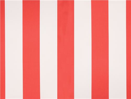coral red stripe cotton sateen fabric Michael Miller 2