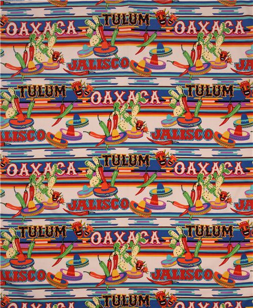 cream Mexico fabric Tulum by Alexander Henry USA 2
