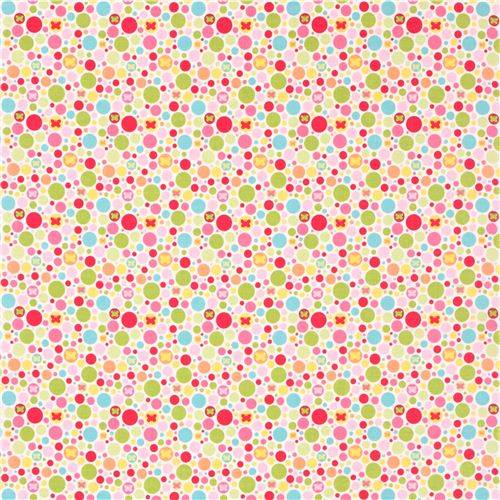 cream Riley Blake butterfly dot fabric Snug as a Bug 2