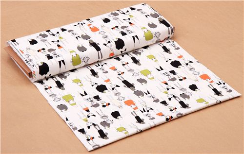 cream Riley Blake zombie fabric Zombie Apocalypse 3