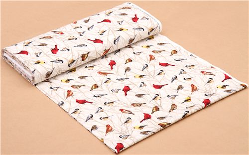cream bird on branch fabric Timeless Treasures USA 4