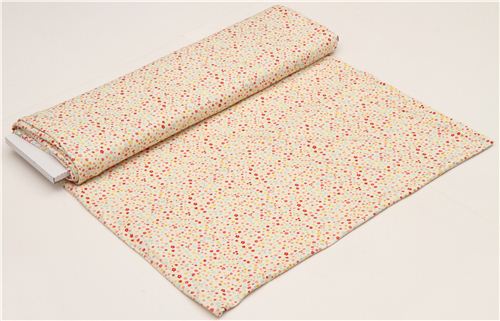 cream flower knit fabric by Riley Blake from the USA 3