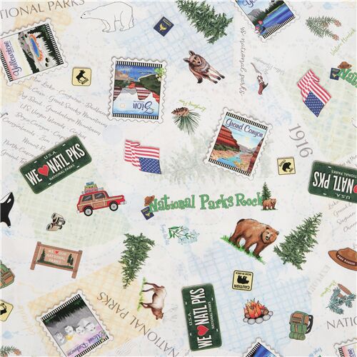 National Parks Fabric by the Yard