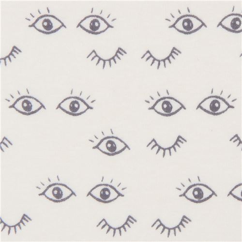 cream knit fabric with eye Fabric