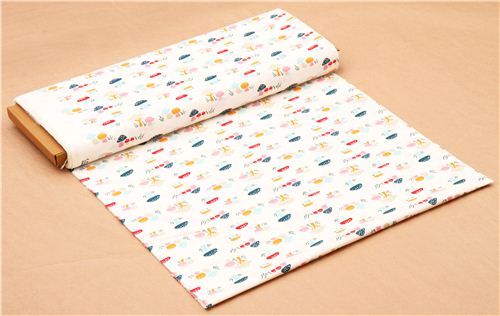 cream mushroom toadstool birch organic fabric Everyday Party 3