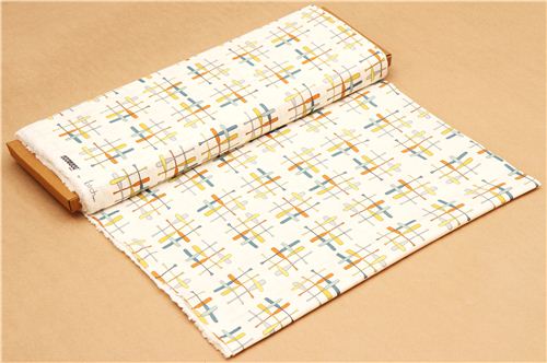 cream paddle organic fabric by birch from the USA 3
