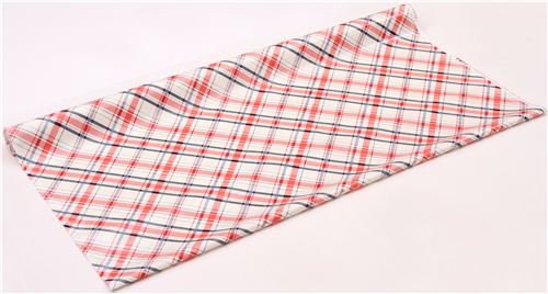 cream plaid pattern fabric Riley Blake Vintage Verona 3