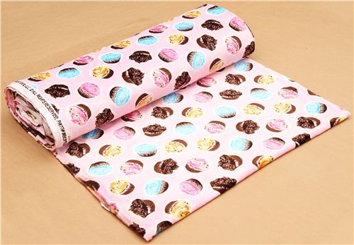 cupcake minky fabric fleece plush Timeless Treasures 3