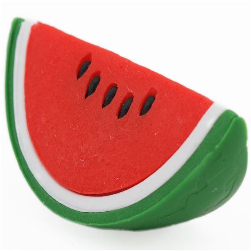 slice of red watermelon eraser from Japan by Iwako modeS4u