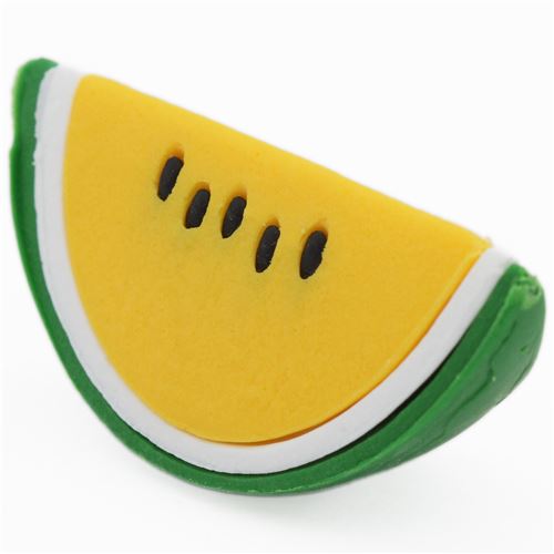slice of yellow watermelon eraser from Japan by Iwako modeS4u