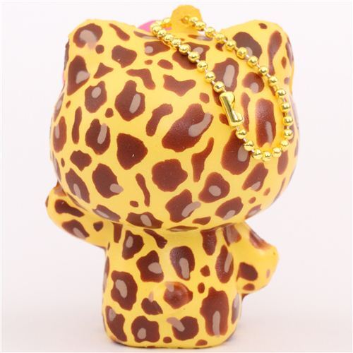 cute Hello Kitty leopard squishy charm kawaii 3