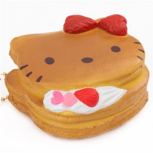 Cute Hello Kitty White Cream Pancake Squishy Charm Modes4u