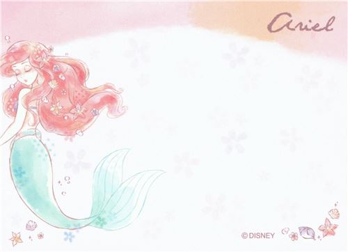 cute Little Mermaid fairy tale mini Note Pad - Memo Pads