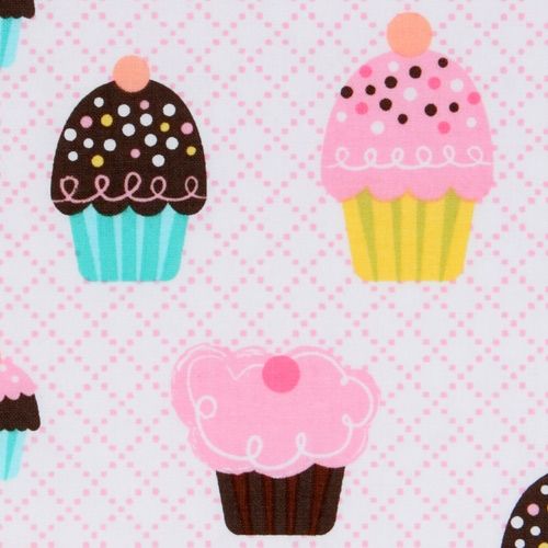 Joli tissu Michael Miller Cupcake Party petits gâteaux Tissu