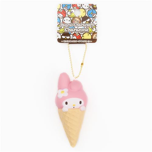 cute My Melody ice cream cone squishy for bag - modeS4u