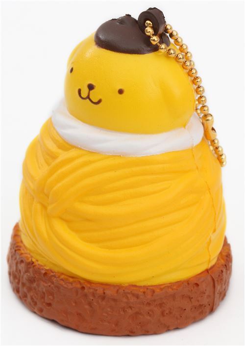 cute Pompompurin orange brown Mont Blanc squishy for bag 3