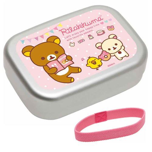 cute Rilakkuma bear metal Bento Box by SanX from Japan modeS4u