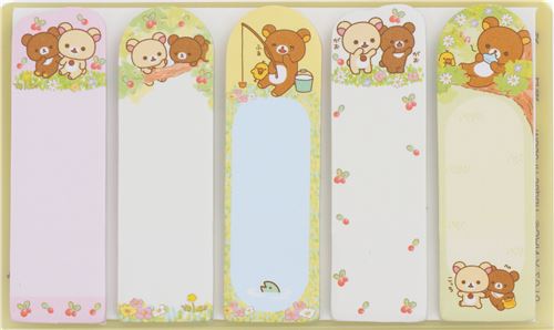 cute Rilakkuma red berry index stickers bookmark sticker - modeS4u