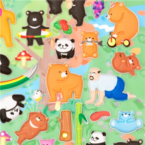 So Cute Bear Kawaii Stickers
