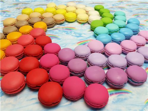 cute beige macaron squishy charm kawaii Cafe de N 4