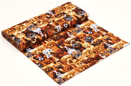 cute black dog animal fabric by Timeless Treasures 3