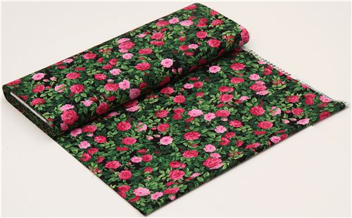 cute black flower fabric by Timeless Treasures USA 3