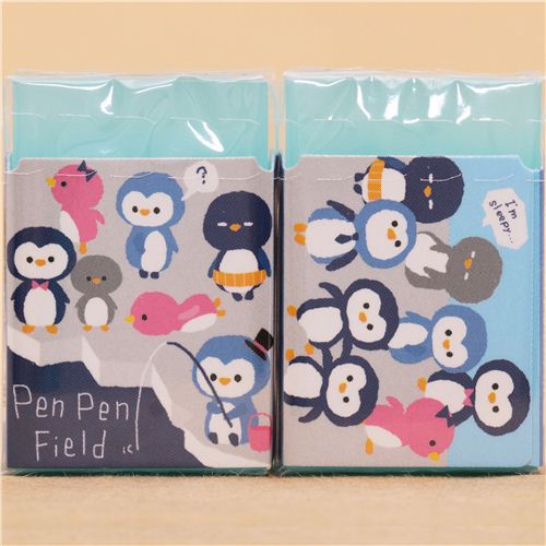 cute blue penguin eraser from Japan modeS4u