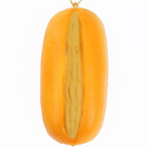 cute bread bun with peanut cream filling squishy charm kawaii Cafe de N 1