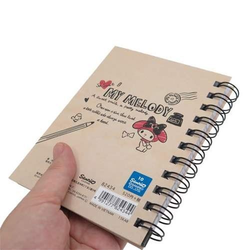 cute brown My Melody text ring binder notebook modeS4u