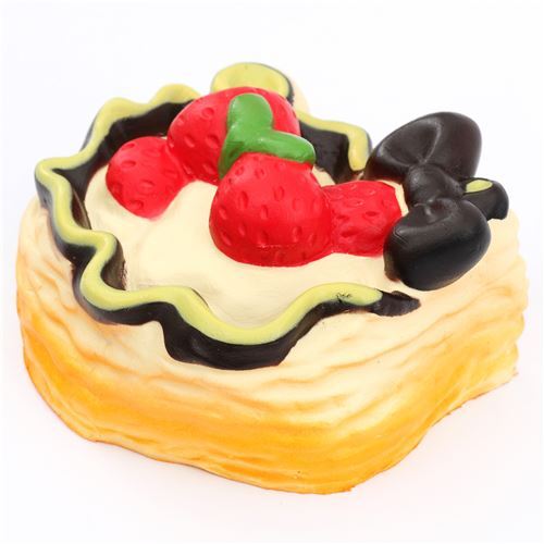 cute chocolate bowknot cake scented squishy kawaii Oriker 2