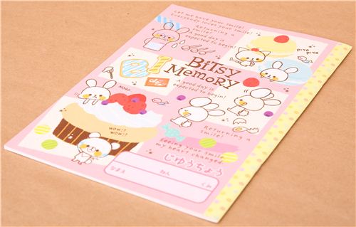 Download cute coloring book drawing book rabbit baking Japan ...