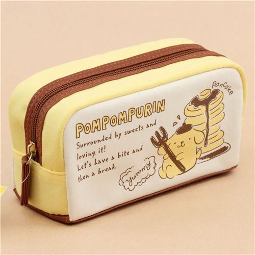 cute cream Pompompurin dog pancake pencil case from Japan modeS4u