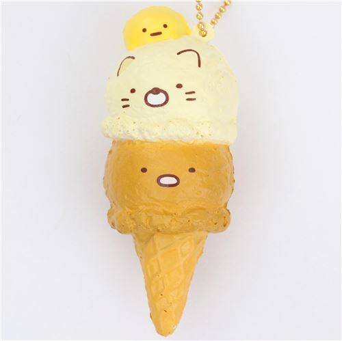 cat ice cream cone squishy