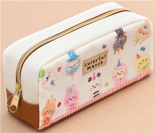 cute cream brown cute colorful cat pig sheep animal pencil case from ...