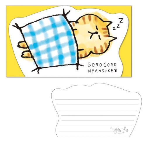 cute funny sleeping cat Note Pad from Japan modeS4u