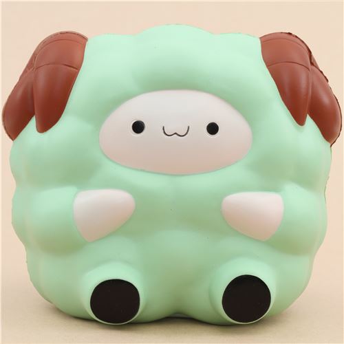 cute green Jumbo Pop Pop Sheep Pat  Pat  Zoo  squishy  kawaii 