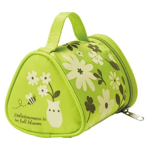 cute green flower Onigiri Bento Box lunch bag modeS4u