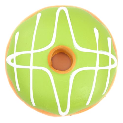 cute green white icing donut bun squishy 2