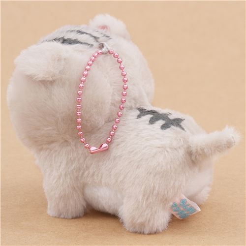 cute grey cat plush toy Chinmari Munchkin from Japan Cat Plush Stuffed Animals Kawaii Shop