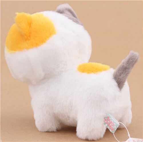 Cute Grey Orange White Cute Cat Plush Toy Yappari Munchkin From